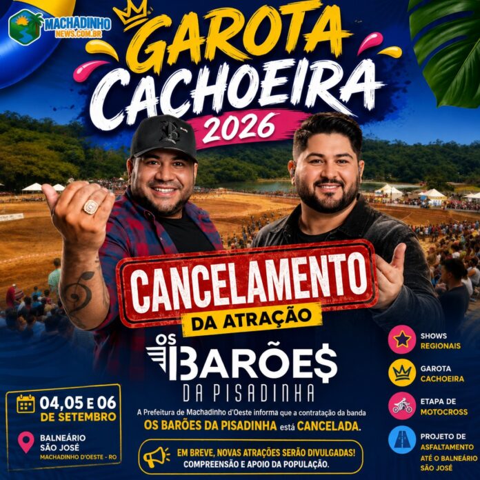baroes-da-pisadinha-cancelado-festival-da-cachoeira-2026-machadinho-doeste