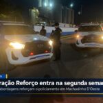 Polícia Militar realiza blitz durante Operação Reforço em Machadinho D’Oeste